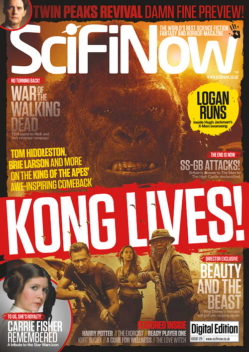 SciFiNow magazine side cover Issue 129 March 2017