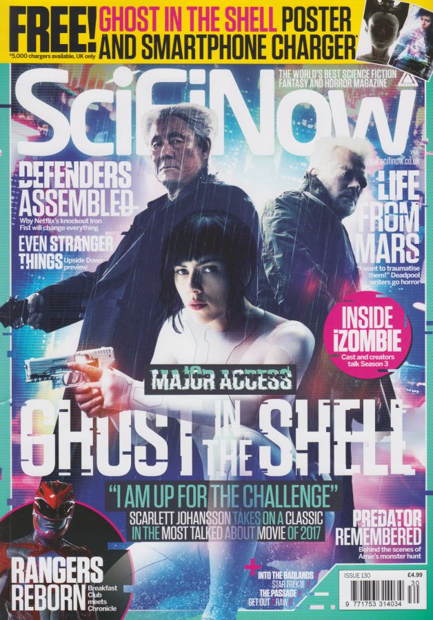 SciFiNow magazine side cover Issue 130 April 2017