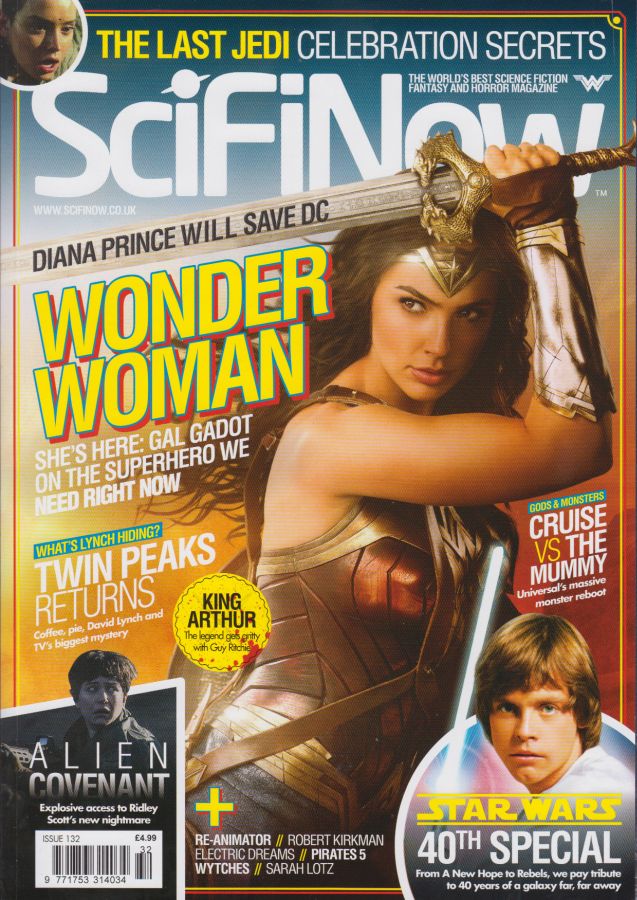 SciFiNow magazine side cover Issue 132 June 2017