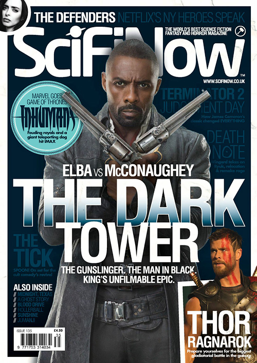 SciFiNow magazine side cover Issue 135 September 2017