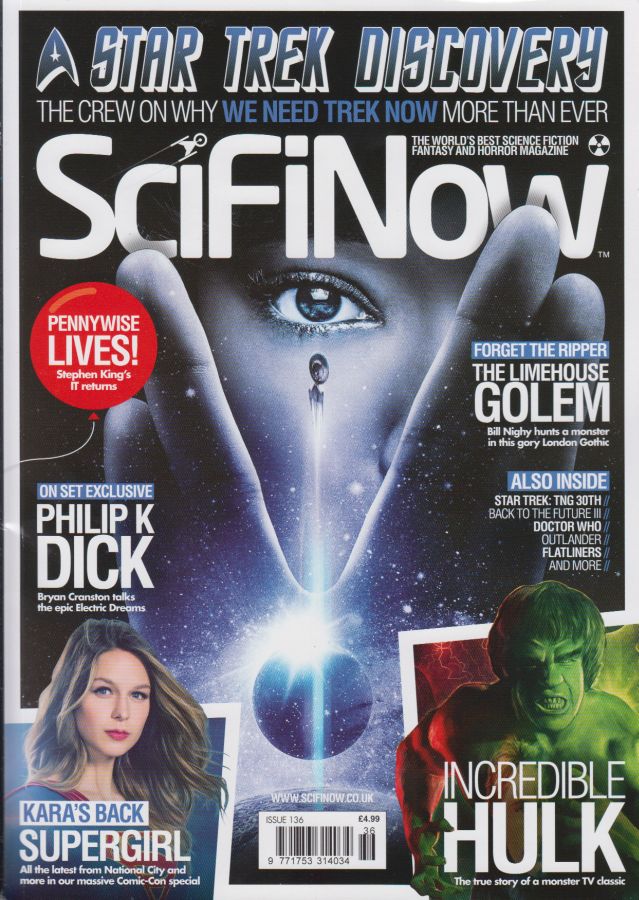 SciFiNow magazine side cover Issue 136 October 2017
