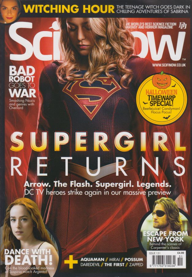 SciFiNow magazine side cover Issue 151   2018