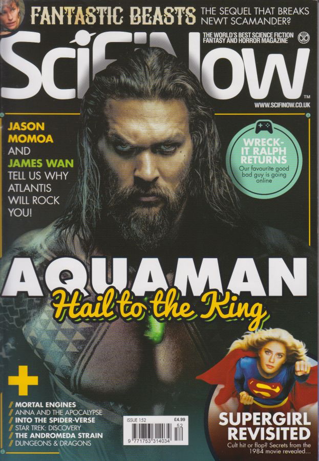 SciFiNow magazine side cover Issue 152   2018