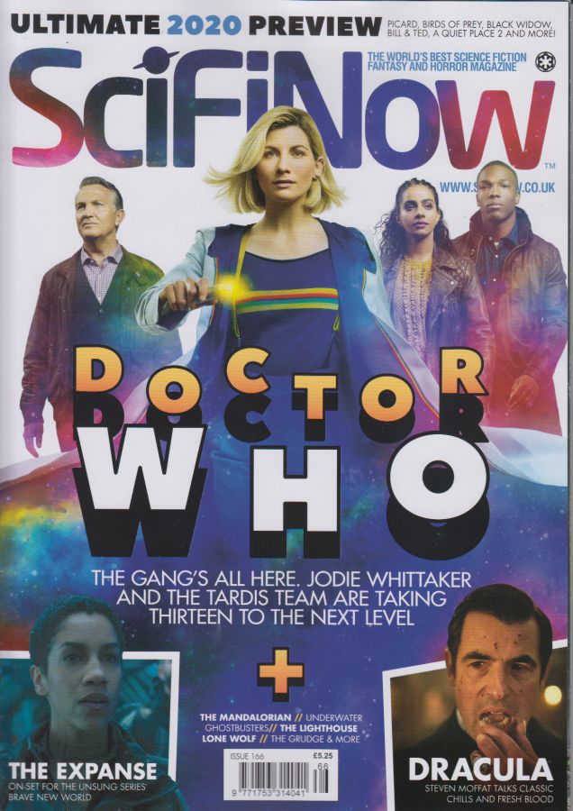 SciFiNow magazine side cover Issue 166  January 2020