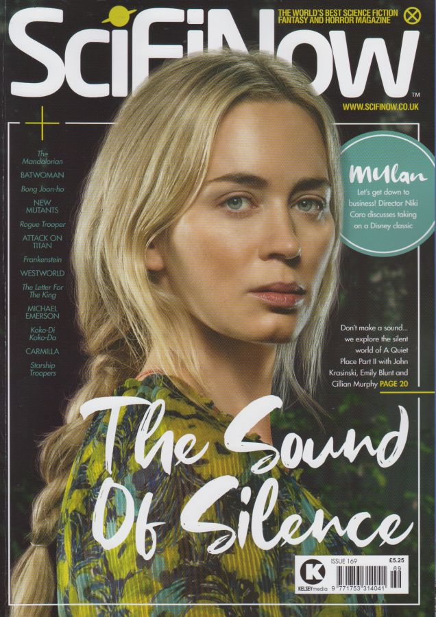SciFiNow magazine side cover Issue 169  April 2020