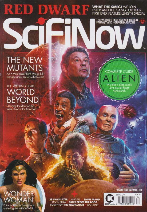 SciFiNow magazine side cover Issue 170  May 2020