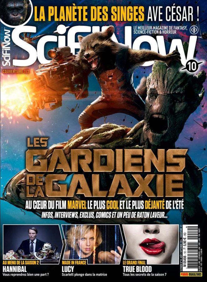 SciFiNow (Fr) magazine side cover Issue 10 August/September 2014