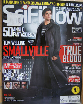 SCIFINOW (IT) magazine side cover Issue 1  2011