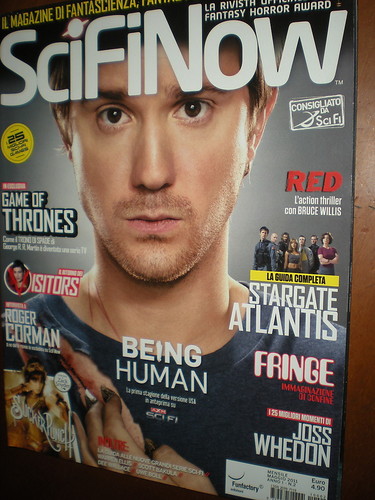SCIFINOW (IT) magazine side cover Issue 2  2011