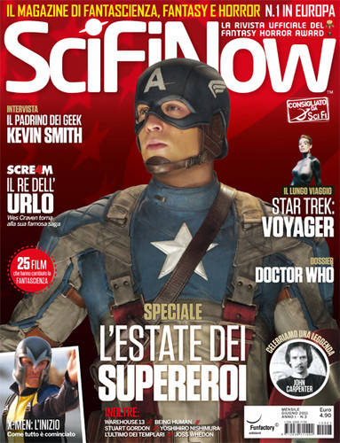 SCIFINOW (IT) magazine side cover Issue 6  2011