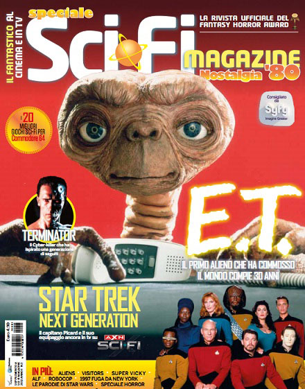 SCIFINOW (IT) magazine side cover March 2012