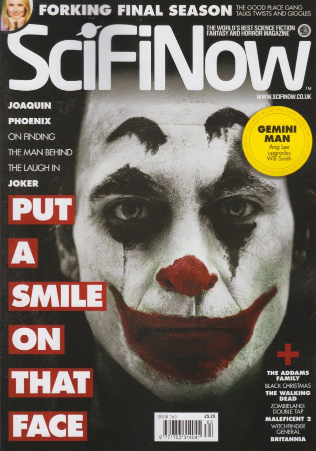 SciFiNow magazine side cover Issue 163  October 2019