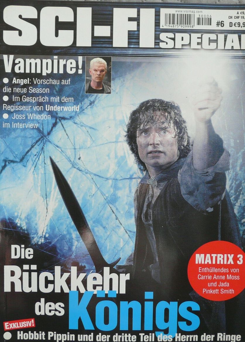 SCI-FI SPECIAL magazine side cover Issue 6   
