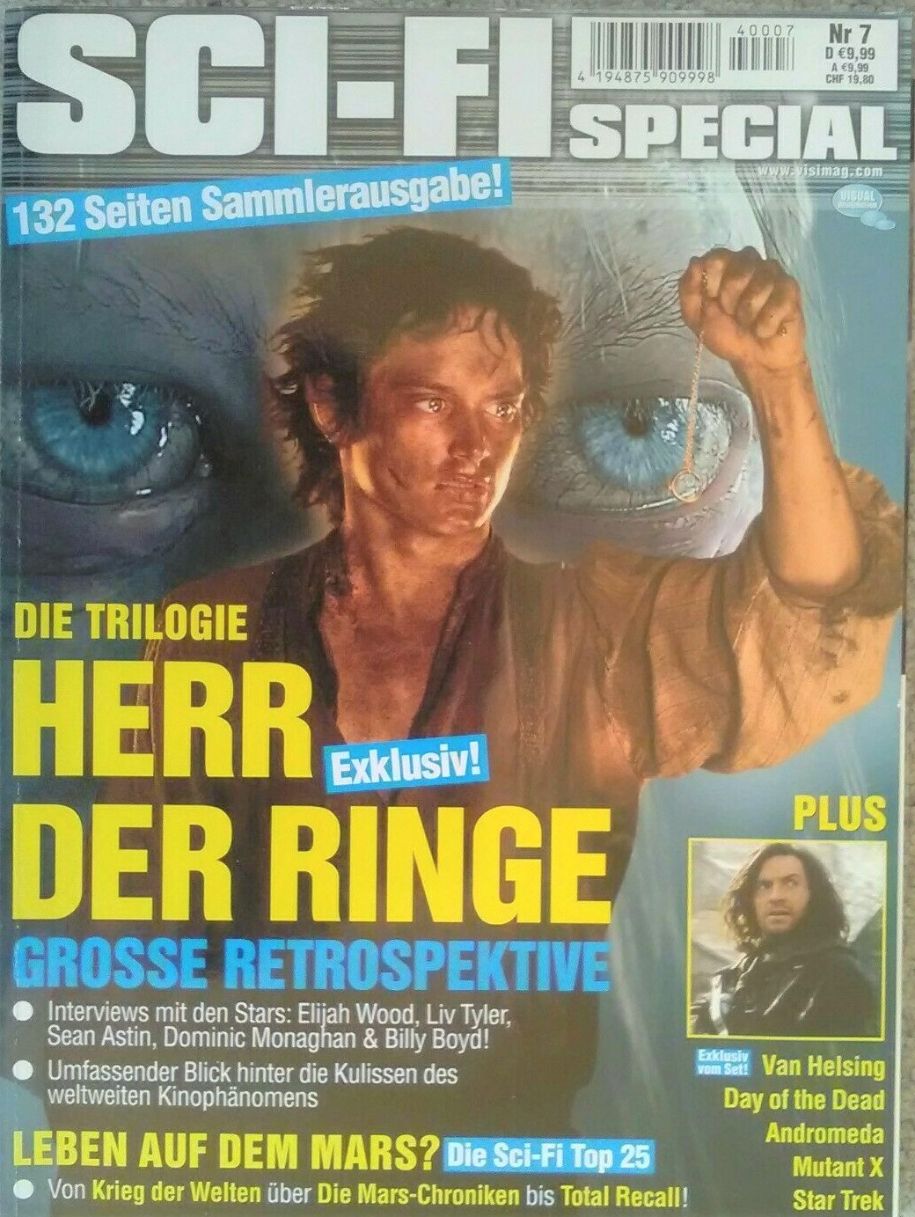 SCI-FI SPECIAL magazine side cover Issue 7   2003