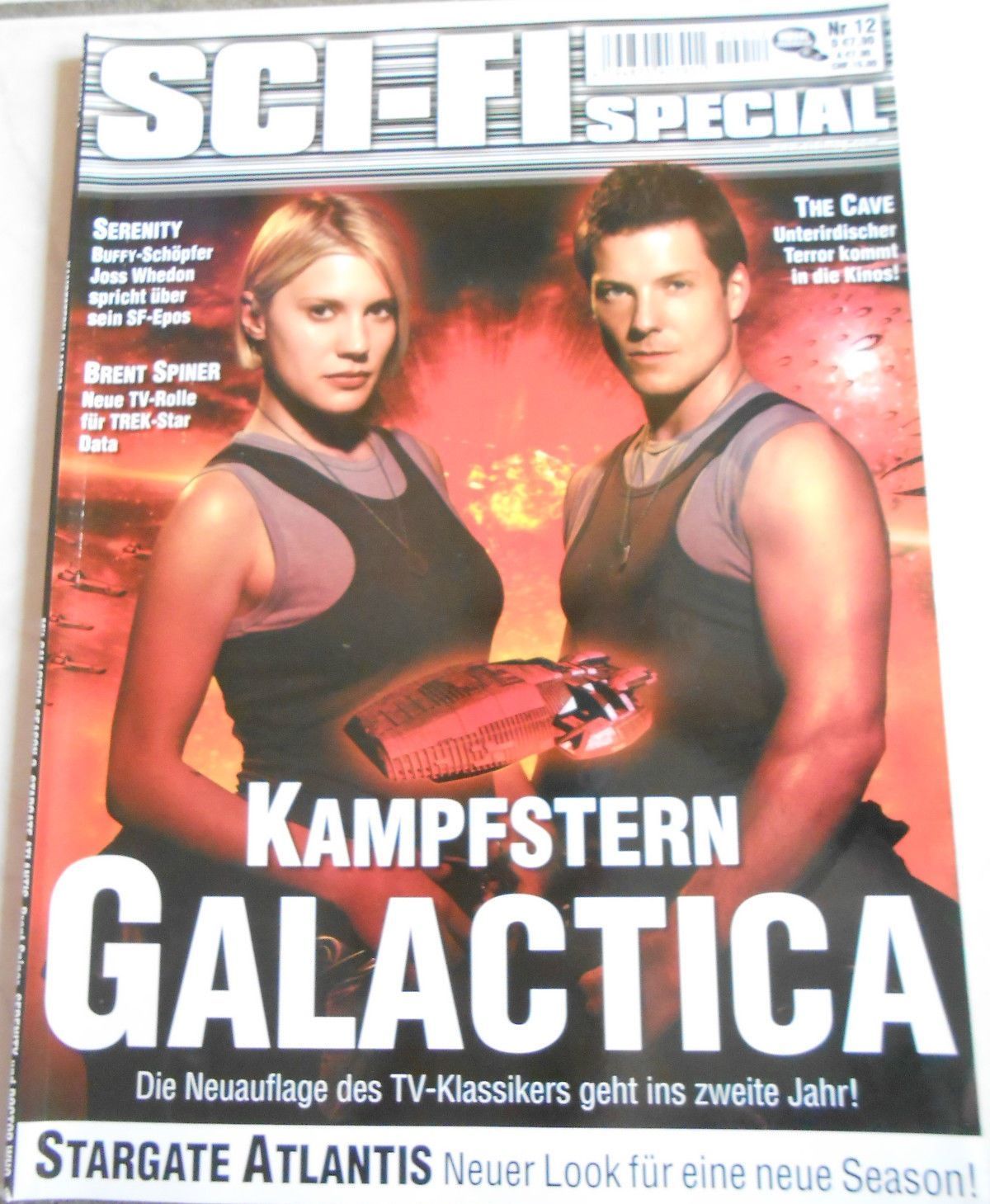 SCI-FI SPECIAL magazine side cover Issue 12  