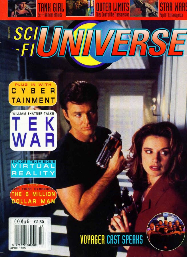 SCI-FI UNIVERSE magazine side cover Issue 6  April 1995