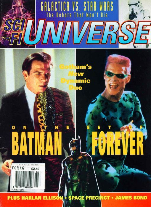 SCI-FI UNIVERSE magazine side cover Issue 7  June 1995