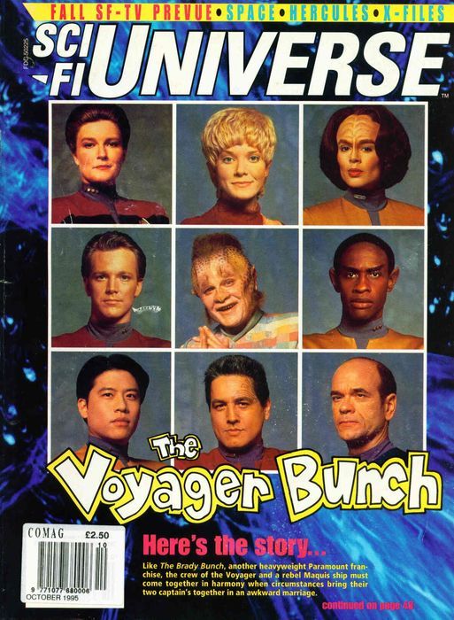 SCI-FI UNIVERSE magazine side cover Issue 10  October 1995