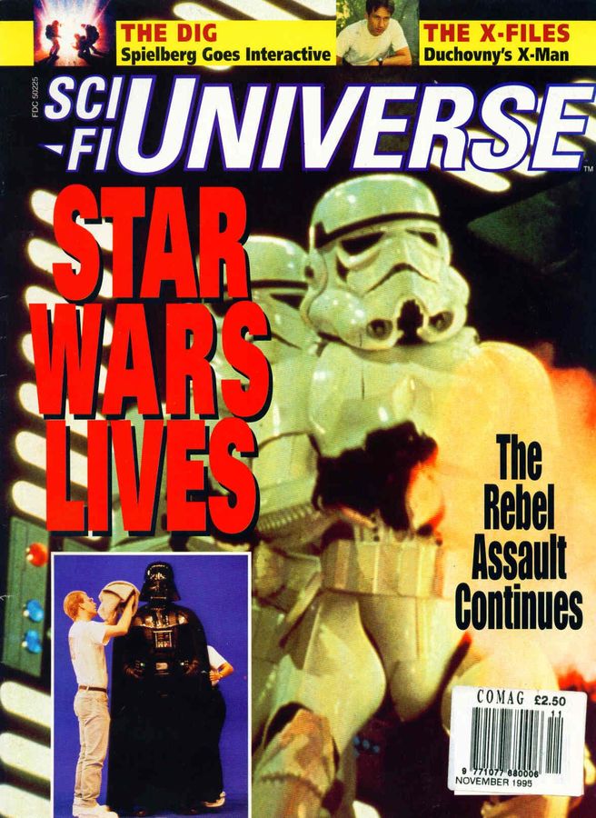 SCI-FI UNIVERSE magazine side cover Issue 11  November 1995