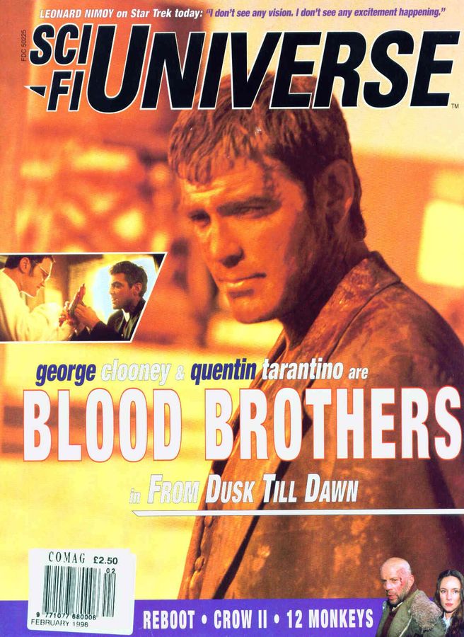 SCI-FI UNIVERSE magazine side cover Issue 13  February 1996