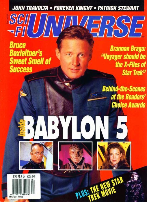 SCI-FI UNIVERSE magazine side cover Issue 14 March 1996