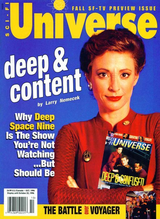 SCI-FI UNIVERSE magazine side cover Issue 19 Vol 3 #2 1996