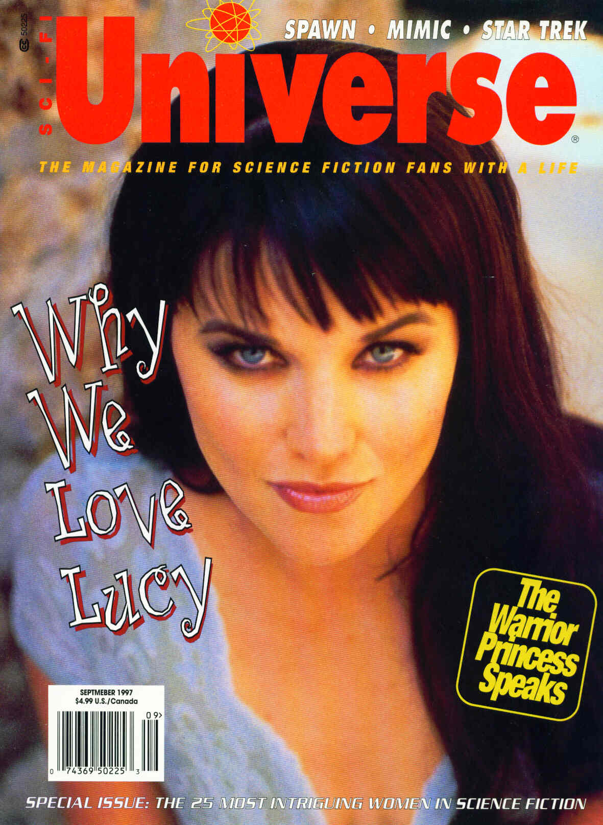 SCI-FI UNIVERSE magazine side cover Issue 27 Vol 3 #10 1997