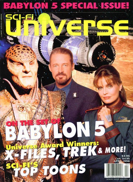 SCI-FI UNIVERSE magazine side cover Issue 30 Vol 4 #3 1998