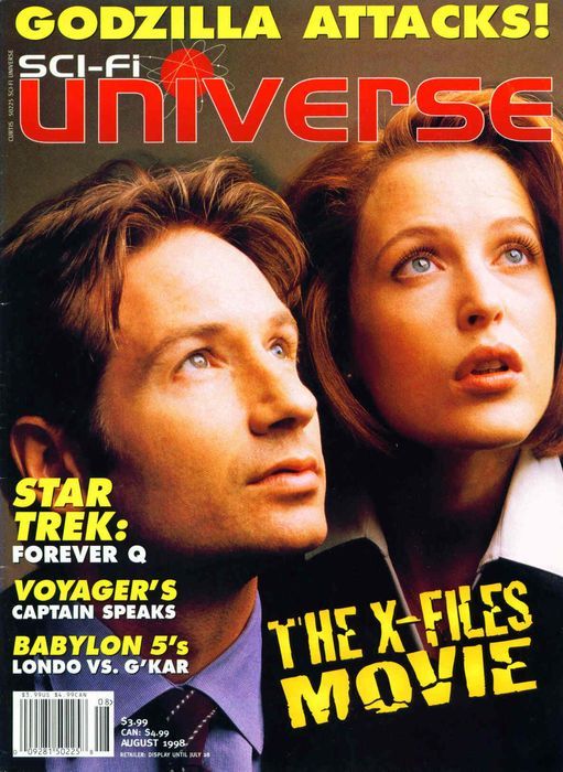 SCI-FI UNIVERSE magazine side cover Issue 32 Vol 4 #5 1998