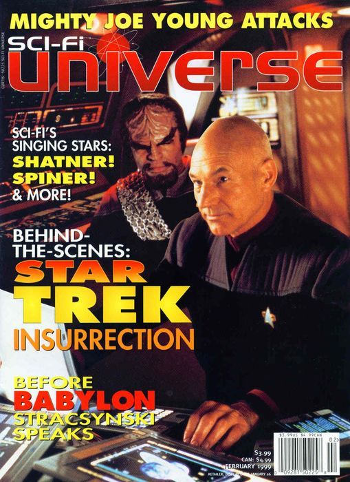 SCI-FI UNIVERSE magazine side cover Issue 35 Vol 5 #2 1999