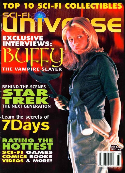 SCI-FI UNIVERSE magazine side cover Issue 37 Vol 5 #4 June 1999