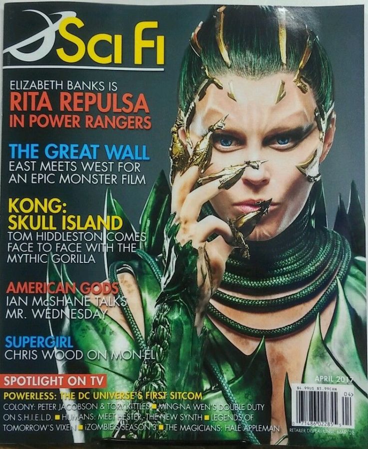 SCI FI magazine side cover April 2017