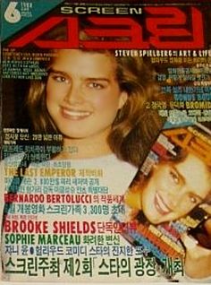 SCREEN (Ko) magazine side cover June 1988