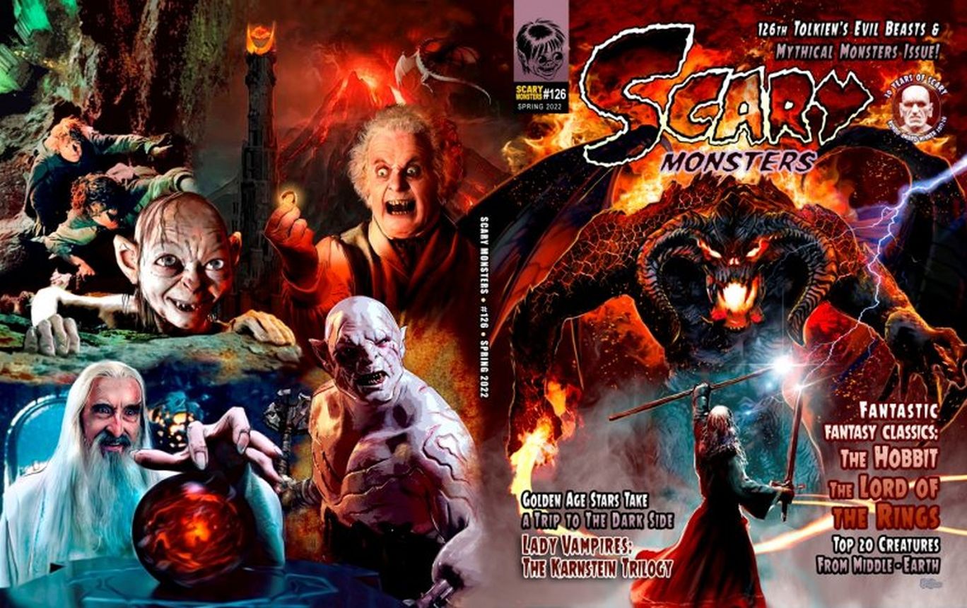 SCARY MONSTERS magazine side cover Issue 126 Spring 2022