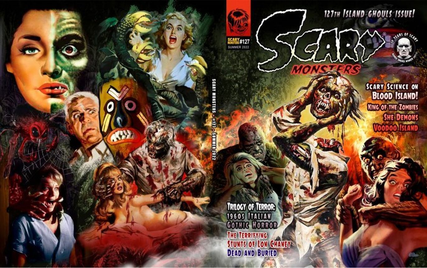 SCARY MONSTERS magazine side cover Issue 127 Summer 2022