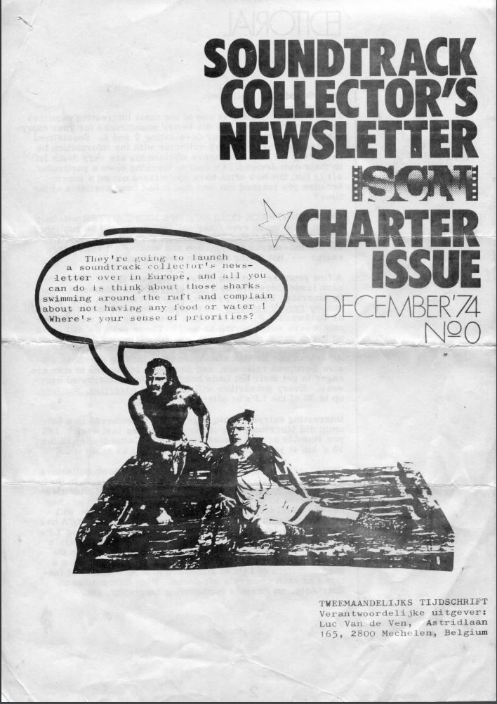 SOUNDTRACK magazine side cover  December 1974