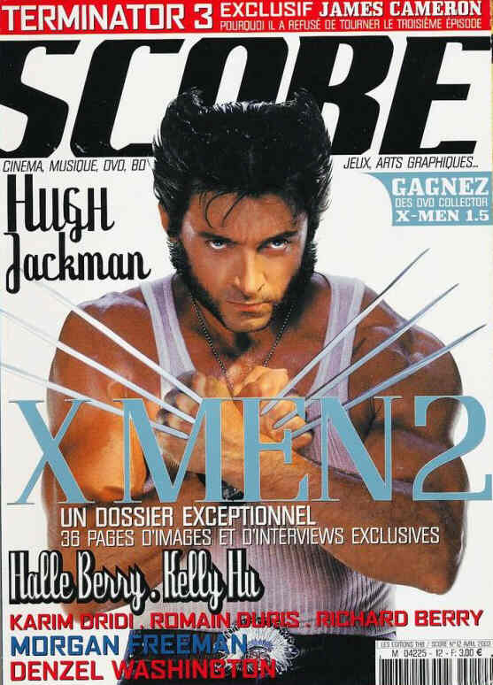 SCORE magazine side cover Issue 12  April 2003