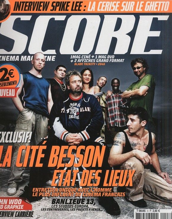 SCORE magazine side cover Issue 3  2004