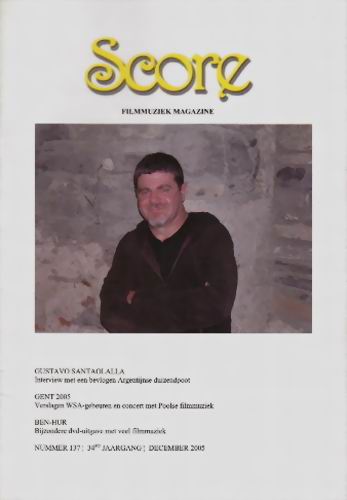SCORE (NL) magazine side cover Issue 137 December 2005