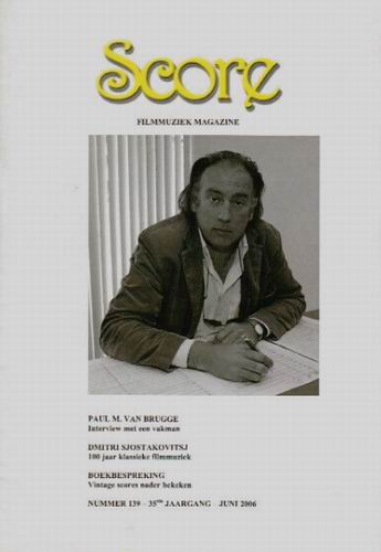 SCORE (NL) magazine side cover Issue 139 June 2006