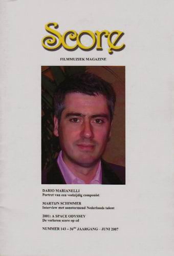 SCORE (NL) magazine side cover Issue 143 June 2007