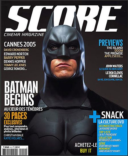 SCORE magazine side cover Issue 10  2005