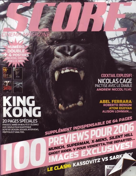 SCORE magazine side cover Issue 15  2005