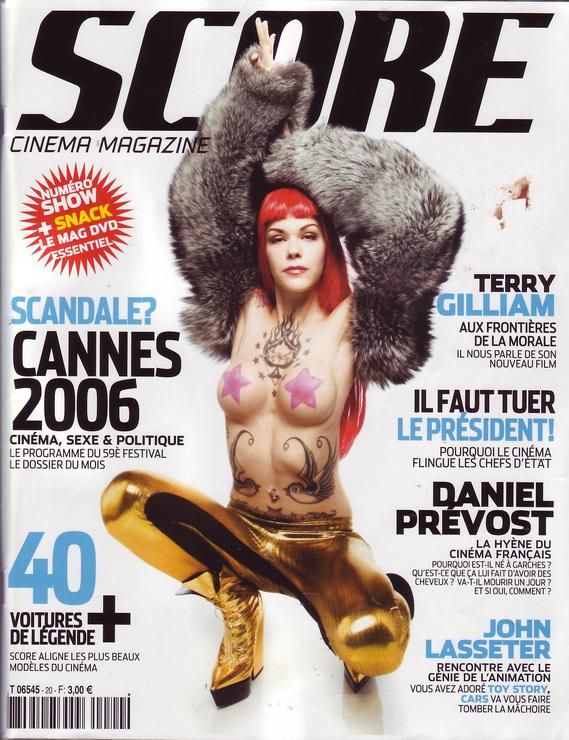 SCORE magazine side cover Issue 20  2006