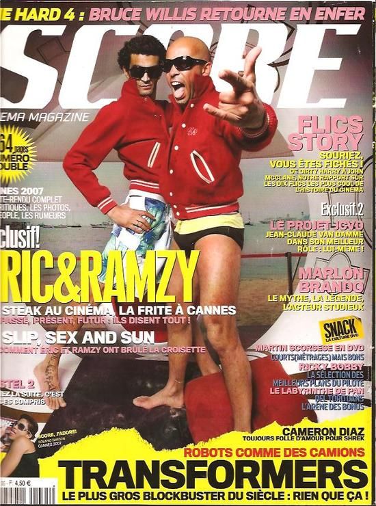 SCORE magazine side cover Issue 35  2007