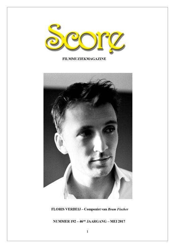 SCORE (NL) magazine side cover Issue 192  May 2017