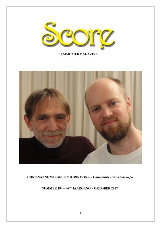 SCORE (NL) magazine side cover Issue 194  October 2017