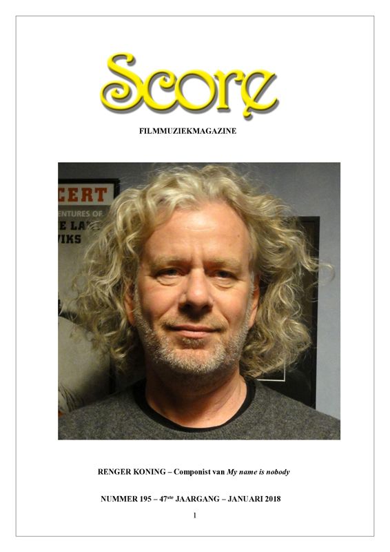 SCORE (NL) magazine side cover Issue 195  January 2018