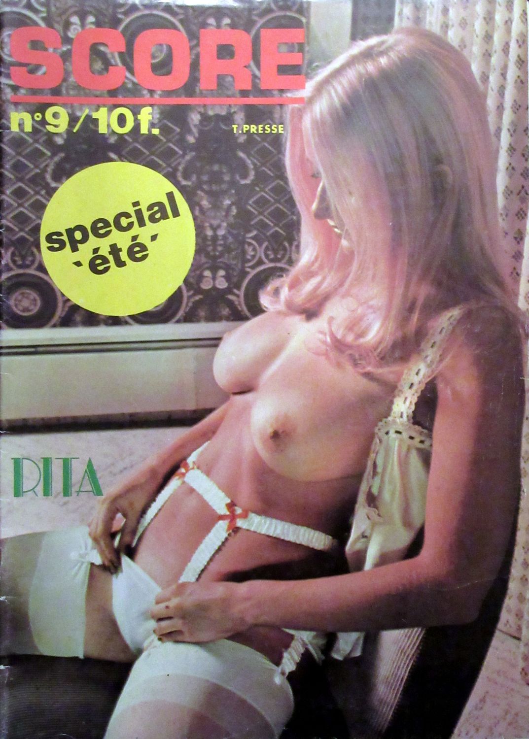 SCORE (Fr) magazine side cover Issue 9  