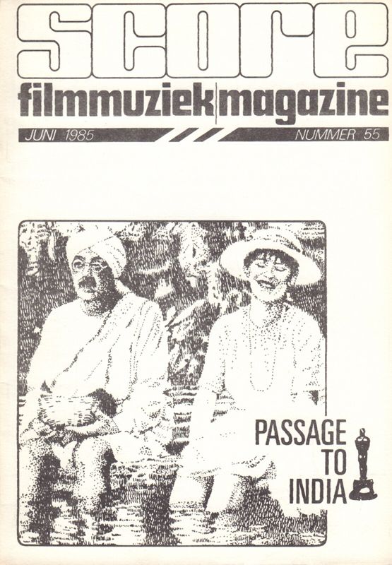 SCORE (NL) magazine side cover Issue 55  June 1985